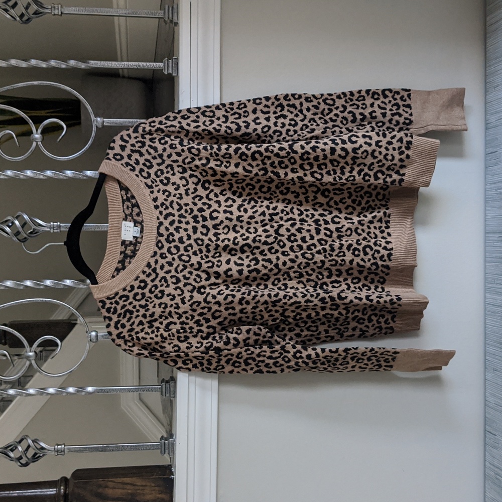 A New Day animal print sweater